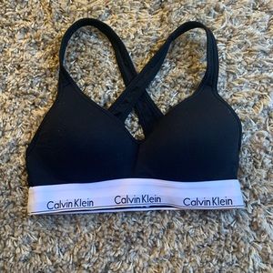 Black Calvin Klein Sports Bra